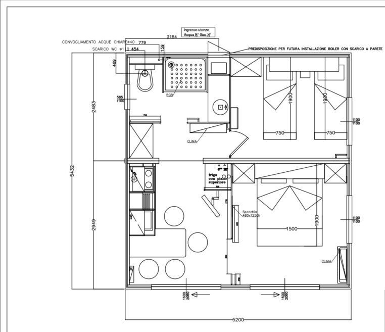 Casa Mobile Crippa Concept 5.50×5.50